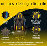 NPO GC2001YB 2D Kolçaklı,RGB Ledli,Boyun ve Sırt Destekli… 2