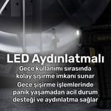 NPO HP03 150PSI 3600Mah Şarjlı Led Işıklı LCD Ekranlı Çok… 3