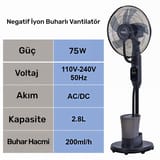NPO N01 Buz Eklenebilir Ultrasonik Buharlı Zaman Ayarlı 3… 9