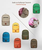 NPO nJoy 16" Unisex Notebook & Günlük Sırt Çantası-Benetton… 7