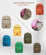 NPO nJoy 16" Unisex Notebook & Günlük Sırt Çantası-Kiremit… 7