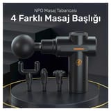 NPO NMJ17 4 Masaj Başlıklı 6 Seviyeli 3800RPM Titreşimli… 3