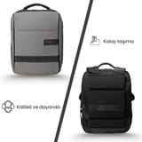 NPO Prestige 16" Smart Notebook Sırt Çantası-Gri 4