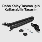 NPO STD131B Stüdyo Tasarım Kablo Yönetimli Amortisörlü… 8
