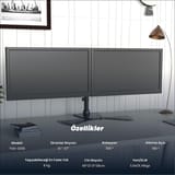 NPO STD320S Çift Kol 15"-24" Monitör ve TV Tutucu Stand -… 4