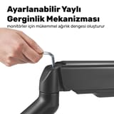 NPO STD46012B Airgrip 17"-32" Ergonomik 360° Amortisörlü… 7