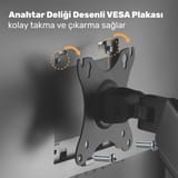NPO STD46024E Airgrip 17"-32" Ergonomik 360° Amortisörlü… 5