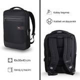 NPO Success Smart 16" Notebook Sırt Çantası- Siyah 2