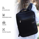 NPO Success Smart 16" Notebook Sırt Çantası- Siyah 6