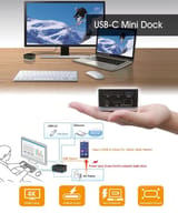 NPO TCD-101 Mac Uyumlu 4k HDMI 3xUSB 45w PD Mini Docking… 9
