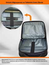 NPO TRV02 Travela Genişleyebilir 40lt Notebook ve Seyahat… 4