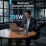 NPO WP001A-G 205W 27.000 mAh 2 USB-C Portlu Dahili USB-C… 2