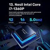 RaXius Momentum CD-I136P001 i7-1360P Mini PC 8