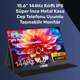 Raxius RXM6144 15.6" FHD 5ms144Hz Type-C Telefon&Oyun… 2