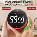 Thermopro TM04 Akıllı Dijital Mıknatıslı Ledli Alarmlı… 2
