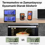 ThermoPro TP07C Alarmlı, Aydınlatmalı ve Kablosuz 150m… 6