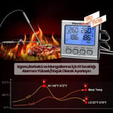 ThermoPro TP17 Alarmlı, Aydınlatmalı, Çift Çelik Problu ve… 5