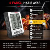 ThermoPro TP17H Renkli LCD, 4 Uçlu, Alarmlı Pişirme… 3