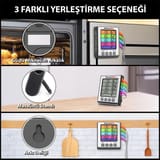 ThermoPro TP17H Renkli LCD, 4 Uçlu, Alarmlı Pişirme… 7
