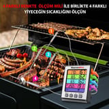 ThermoPro TP17H Renkli LCD, 4 Uçlu, Alarmlı Pişirme… 2