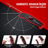 ThermoPro TP19 Su Geçirmez Katlanabilir Gıda Pişirme… 8
