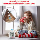 ThermoPro TP200C Wifi İç-Dış Mekan Dijital Sıcaklık… 2