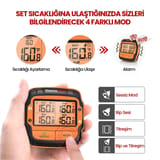 ThermoPro TP27C Alarmlı, Işıklı, Kablosuz 150m Menzilli ve… 6