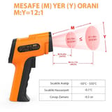 ThermoPro TP30 Endüstriyel Kızılötesi Katı-Sıvı Sıcaklık… 3