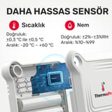 Thermopro TP351 Telefon Kontröllü 79m Menzilli Indoor… 2