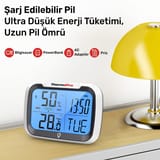 ThermoPro TP393B 7" Wi-Fi İç ve Dış Mekan Sıcaklık, Nem,… 3
