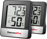 ThermoPro TP49B Mini Iç Mekan Dijital Sıcaklık ve Nem Ölçer… 2