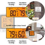 ThermoPro TP62 İç ve Dış Mekan (Sensörlü) Dijital Sıcaklık… 3