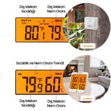 ThermoPro TP63C İç ve Dış Mekan (Sensörlü) Dijital Sıcaklık… 5