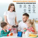 ThermoPro TP65 Dokunmatik Işıklı Geniş Ekran İç ve Dış… 2