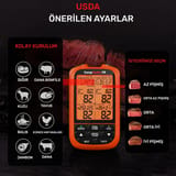 ThermoPro TP863B 2Problu Zamanlayıcılı 610m Kablosuz… 8