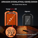 ThermoPro TP863B 2Problu Zamanlayıcılı 610m Kablosuz… 5