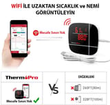 ThermoPro TP90 WiFi App Kontrollü Sıcaklık ve Nem… 3