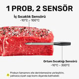 Thermopro TP970 Şarjlı 182m Kablosuz Alarmlı 1Problu… 4