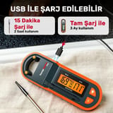 Thermopro TP971 Şarjlı 183m Kablosuz Alarmlı 1Problu… 8