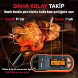 Thermopro TP972 Şarjlı 182m Kablosuz Alarmlı 2Problu… 6
