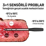 Thermopro TP980-2 Şarjlı 320m Kablosuz Alarmlı 2Problu APP,… 8