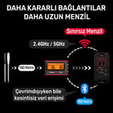 Thermopro TP980-2 Şarjlı 320m Kablosuz Alarmlı 2Problu APP,… 5
