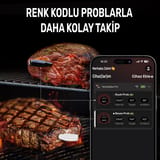 Thermopro TP980-2 Şarjlı 320m Kablosuz Alarmlı 2Problu APP,… 7