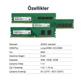 Transcend JM4800ALE-32G 32GB DDR5 4800Mhz CL40 1.1V… 8