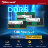 Transcend JM4800ASE-32G 32GB DDR5 4800Mhz CL40 1.1V… 2