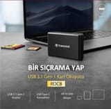 Transcend TS-RDC8K2 CF/SD/SDHC/SDXC/microSD Type-C Çoklu… 10