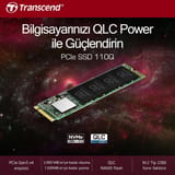 Transcend TS500GMTE110Q 500GB 1900/900MB/s PCIe Gen3x4 2280… 3