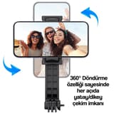 USAMS 2in1 Bluetooth Kumandalı Tripod ve 360° Selfie Çubuğu… 4