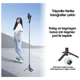 USAMS 2in1 Bluetooth Kumandalı Tripod ve 360° Selfie Çubuğu… 6
