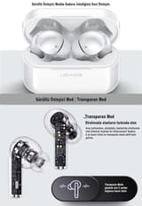 Usams FreeBuds Pro IOS/Android Uyumlu TWS ANC Bluetooth… 6